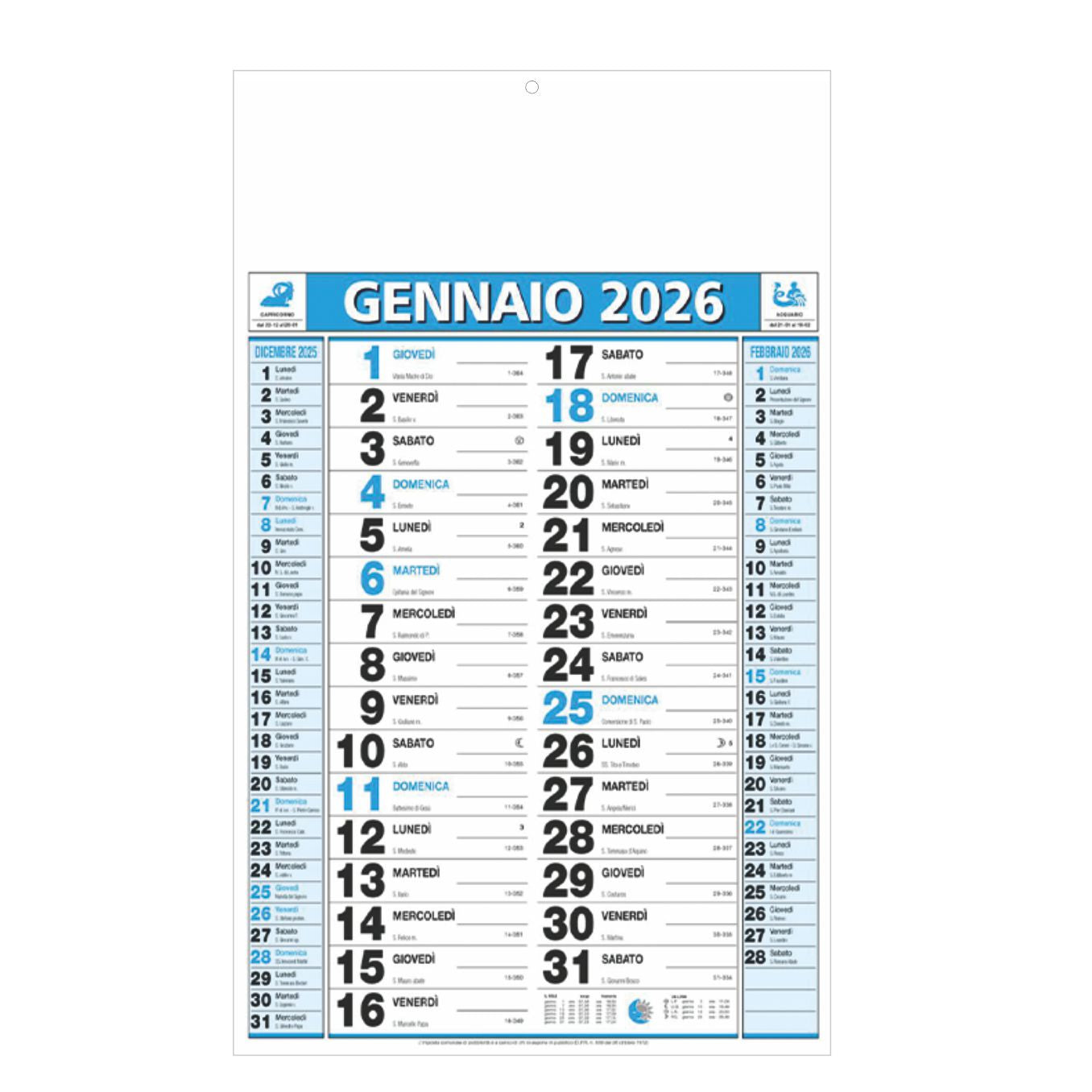 Calendari OLANDESI